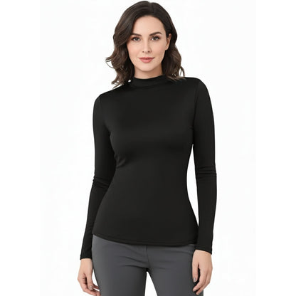 Women’s Thermal Fleece Top – Insulated and Comfortable – Winter Base Layer
