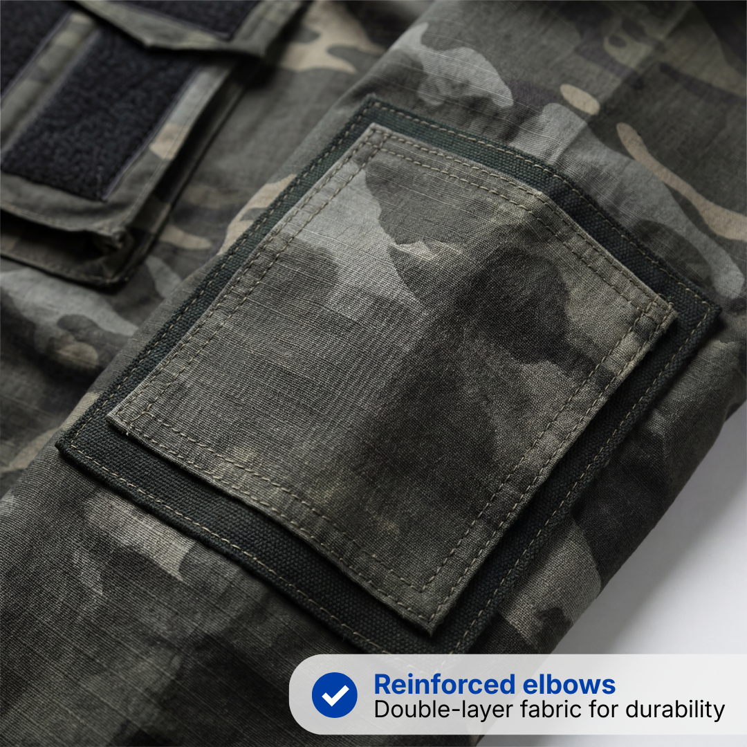 Tactical Camouflage Hoodie – Windproof & Water-Resistant